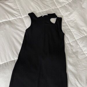 Zara Black One Shoulder Dress